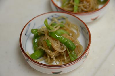 [画像がありません]茄子炒め、ぜんまい、ポテトサラダ、とろろ、冷ややっこ（10月18日）