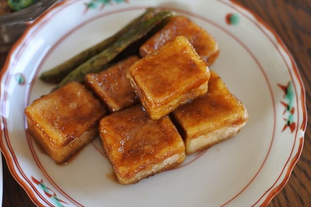 [画像がありません]豚生姜焼き、高野豆腐の揚げ出し、ブロッコリースプラウトのサラダ他（9月21日）