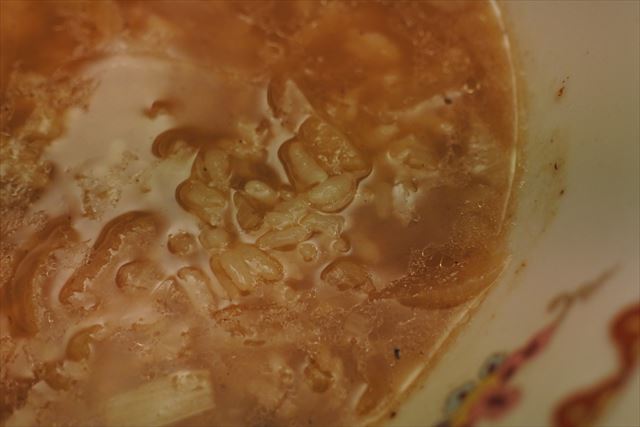 [画像がありません]夜食に食べた細ちぢれ麺の中華そば（1月12日）