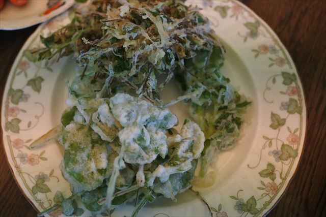 [画像がありません]自家製野菜の天ぷら、ぜんまい煮、ポテトサラダ他（1月26日）