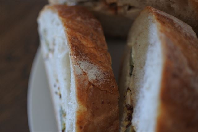 [画像がありません]自家製パンで作るサンドイッチ（4月11日）