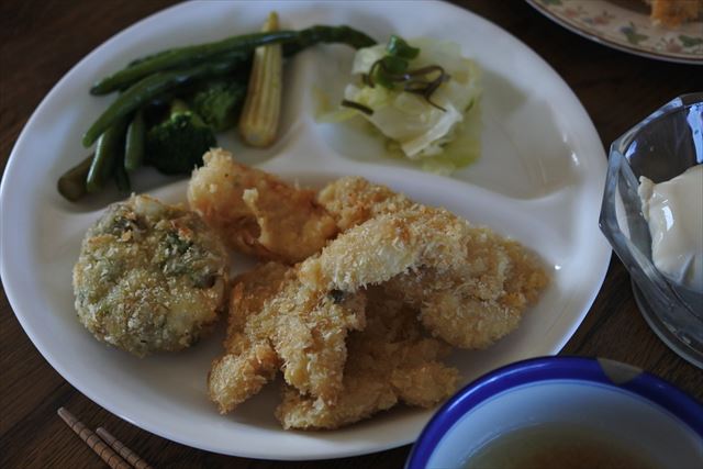 [画像がありません]日曜の夕食は揚げ物祭り！（5月23日）