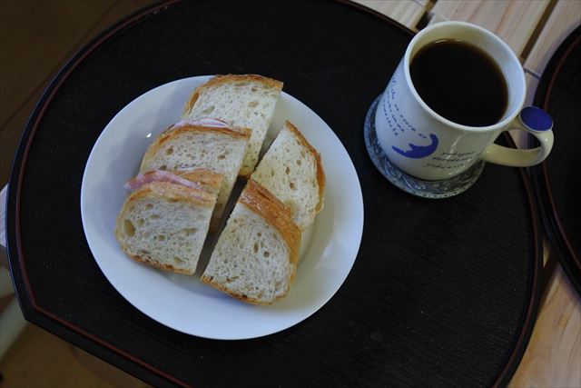 [画像がありません]朝食は夫が作ったサンドイッチ（12月19日）