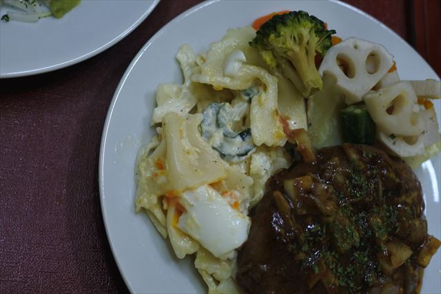 [画像がありません]年度末の夕食は合鴨のサラダ、ハンバーグ（3月31日）