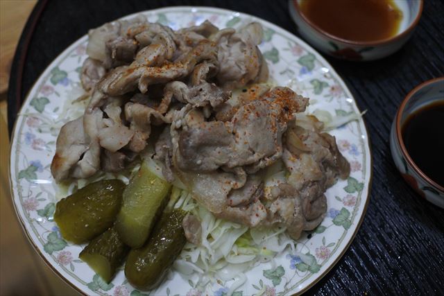 [画像がありません]肉豆腐とポテトグラタンの夕食（7月27日）