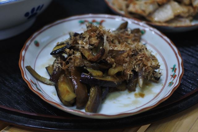 [画像がありません]茄子焼きは夫の大好物なのだ（9月22日）