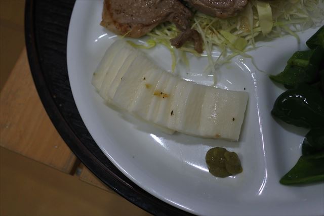 [画像がありません]山芋の刺身、ポトフ、豚肉ソテー（9月25日）