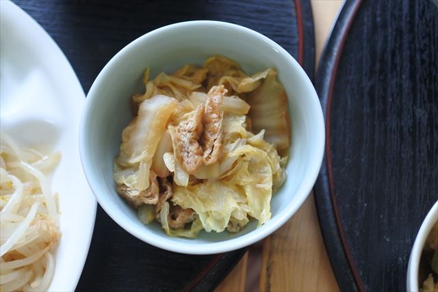 [画像がありません]鶏のから揚げと白菜煮（1月29日）