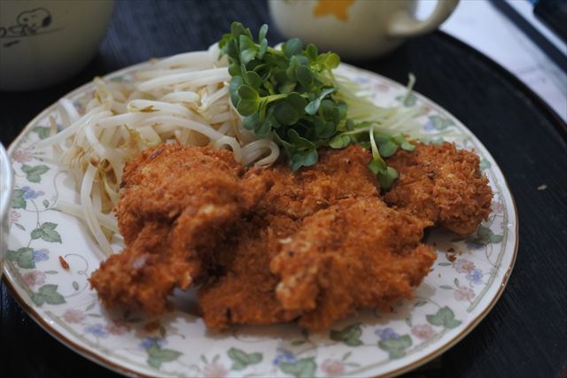 [画像がありません]ミニカツ定食を作った（3月6日）