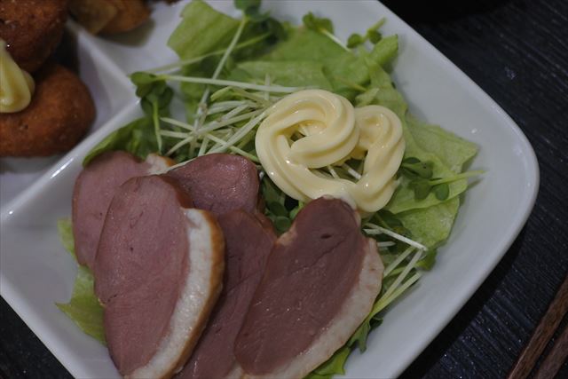 [画像がありません]茹でたてポテトにリエットを乗せて（4月5日）