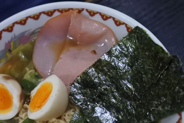 [画像がありません]夜食に作った渾身のラーメン（4月7日）