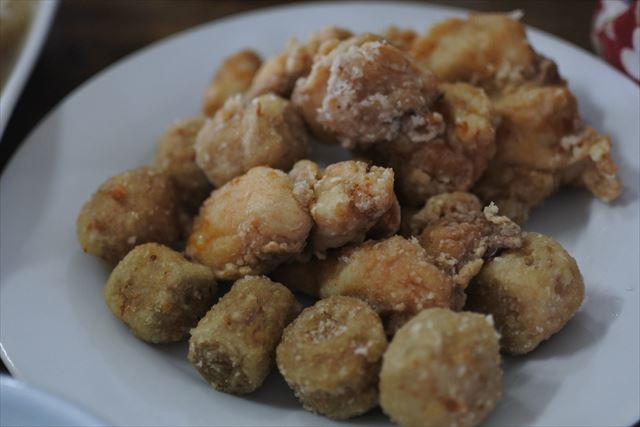 [画像がありません]煮た里芋をから揚げにすると美味しい（5月20日）