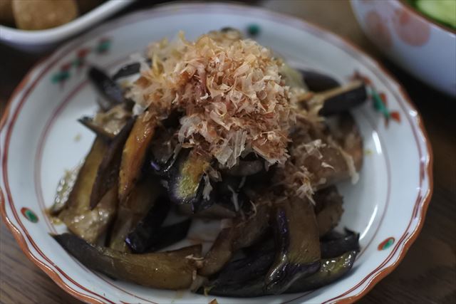 [画像がありません]茄子焼きは夫の好物です（5月22日）