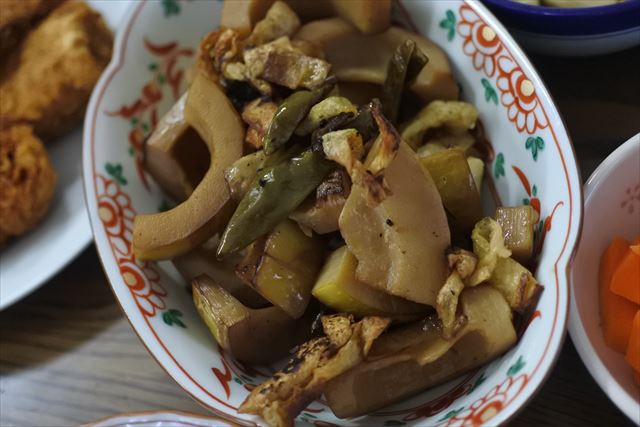 [画像がありません]筍を中華炒めと煮物で（6月2日）