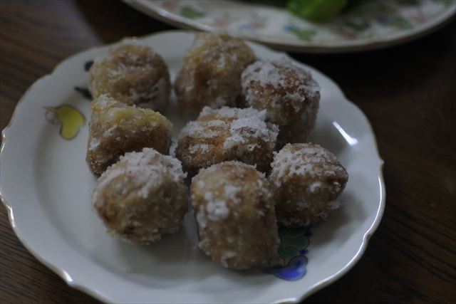 [画像がありません]煮た里芋をから揚げにすると美味しい（6月21日）